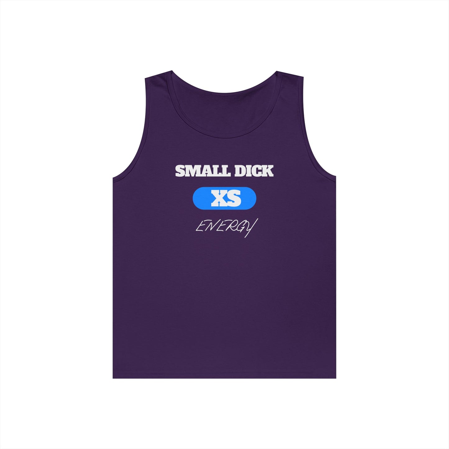 Funny Unisex Cotton Tank Top – Small Dick Energy, Summer Wear, Gift for Friends, Humor Apparel, Casual Top