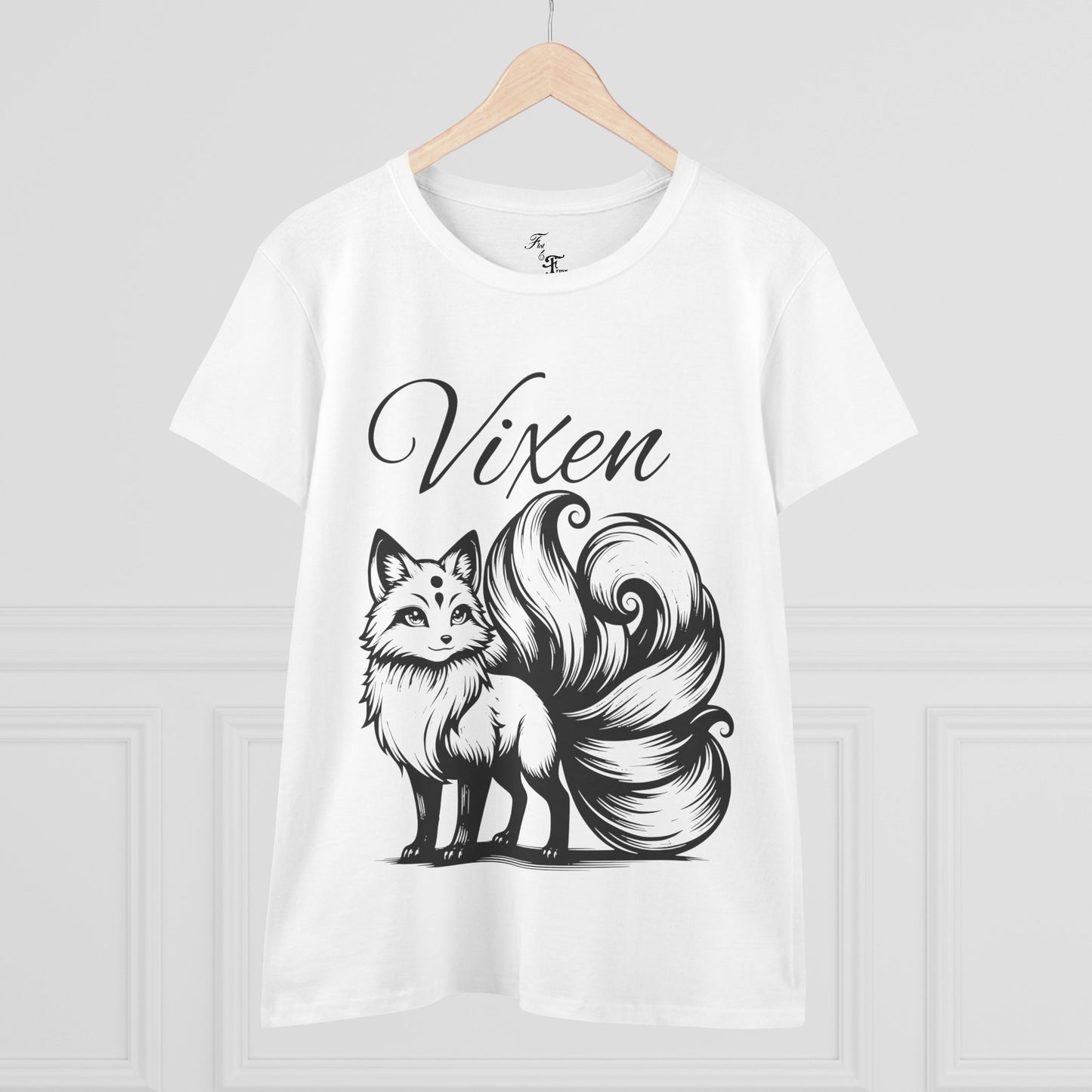‘Vixen’ Women's Midweight Cotton Tee