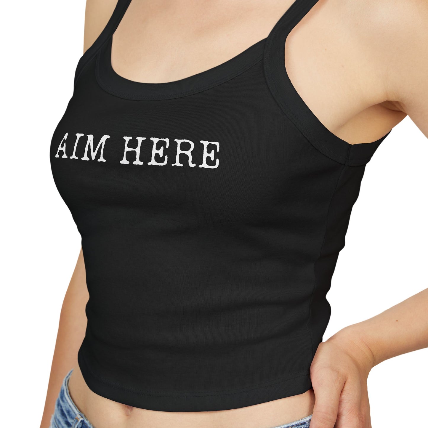 Aim Here - Spaghetti Strap Tank