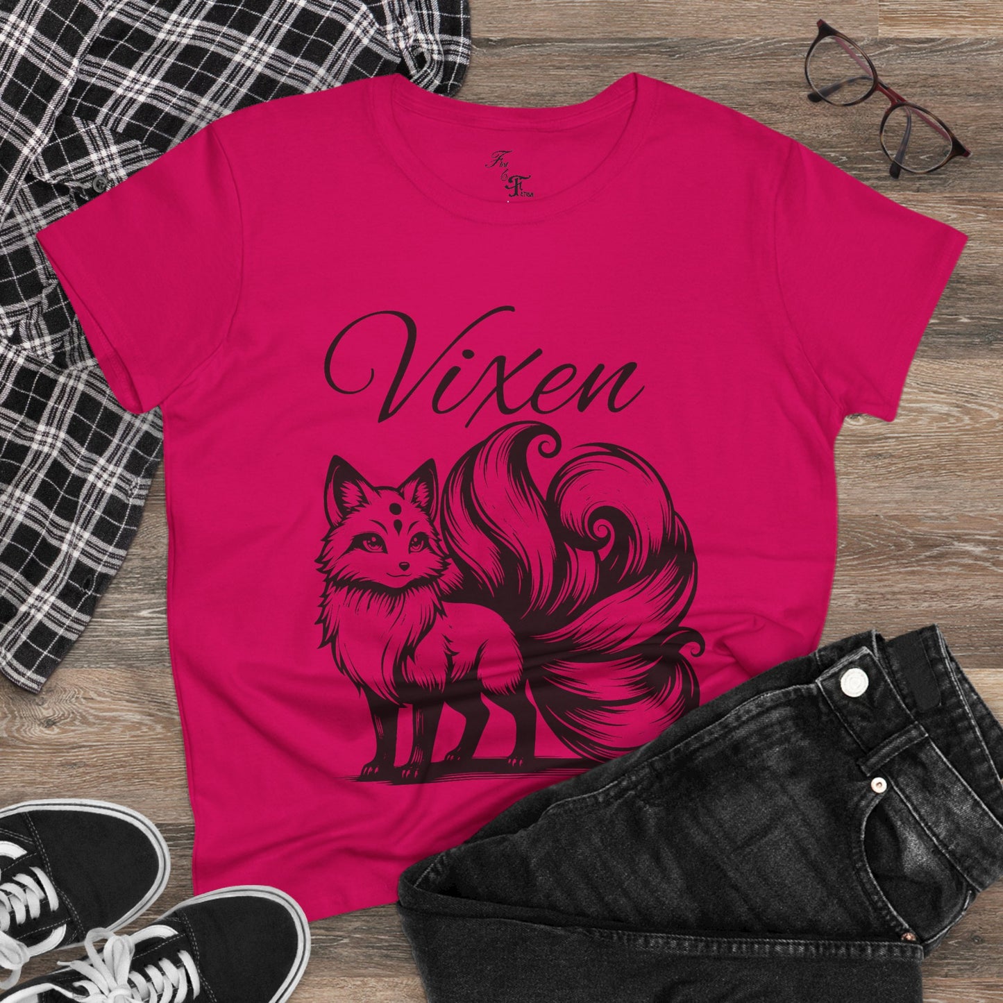 ‘Vixen’ Women's Midweight Cotton Tee