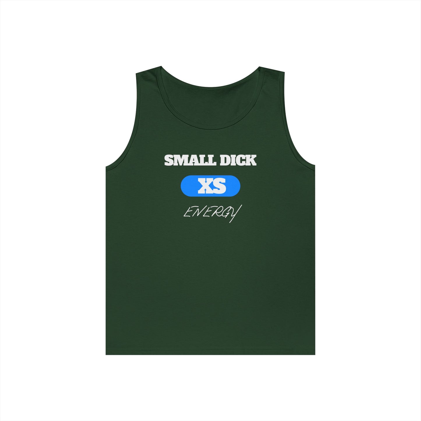Funny Unisex Cotton Tank Top – Small Dick Energy, Summer Wear, Gift for Friends, Humor Apparel, Casual Top