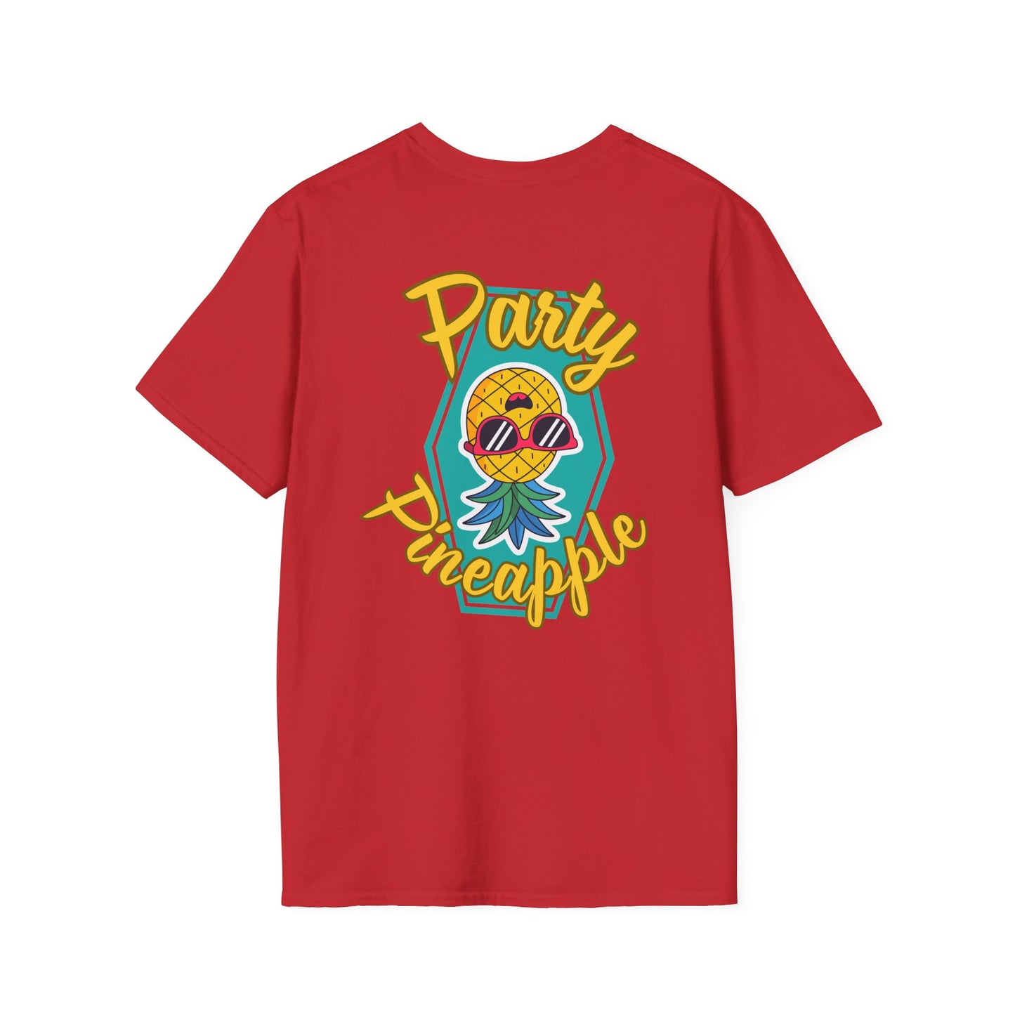 Party Pineapple Men's Cotton T-Shirt