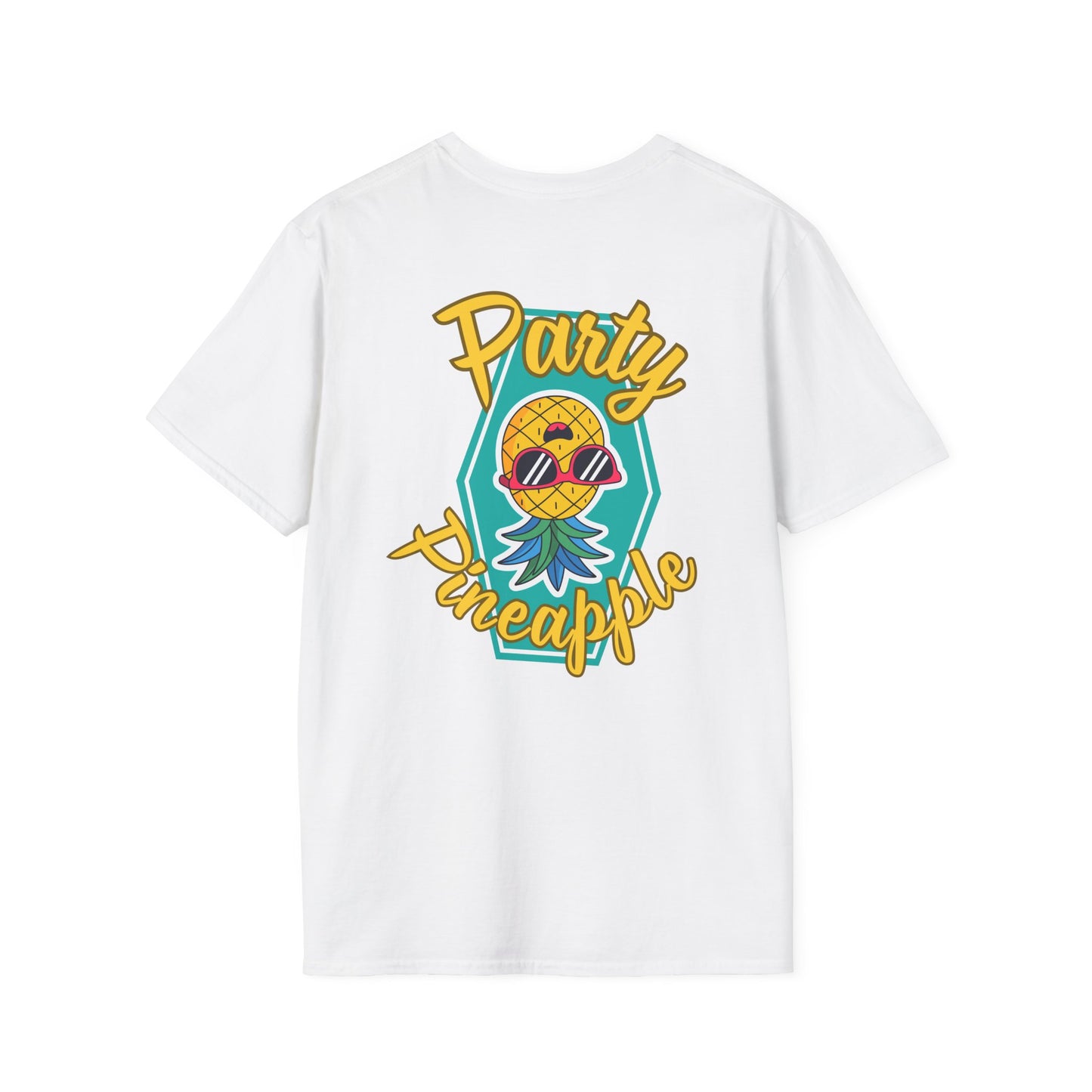 Party Pineapple Men's Cotton T-Shirt