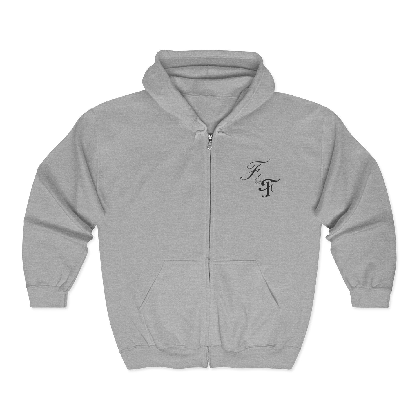Official Flirt & Fetish Monogram Logo Unisex Full Zip Hoodie