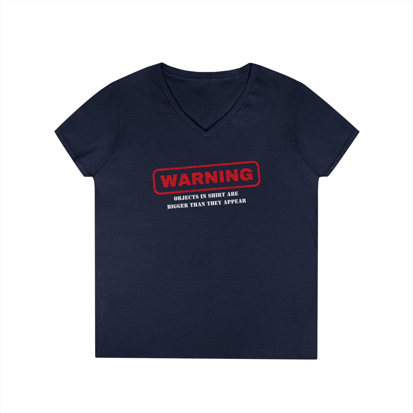 Warning V-Neck T-Shirt - Funny Shirt, Casual Wear, Gift for Her, Birthday Gift, Statement Tee, Everyday Comfort