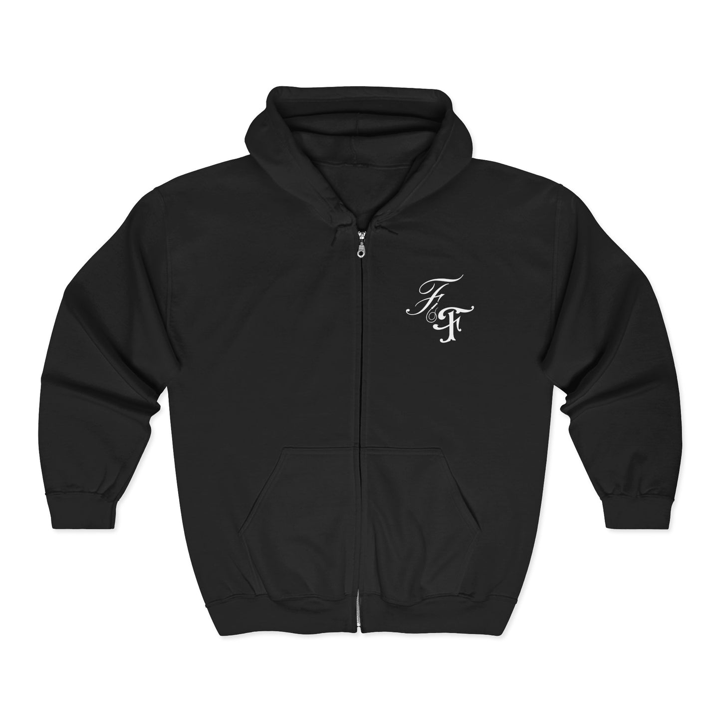 Official Flirt & Fetish Monogram Logo Unisex Full Zip Hoodie