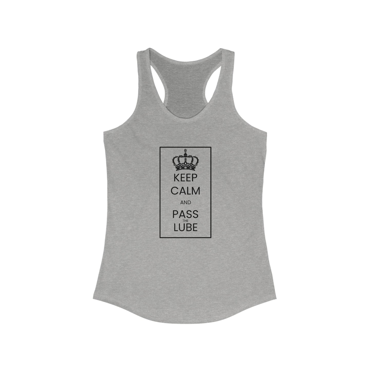 “Keep Calm” Women’s Racerback Tank — Chill, Thrill, Repeat