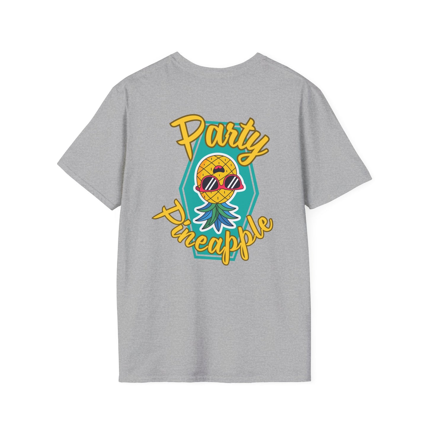 Party Pineapple Men's Cotton T-Shirt