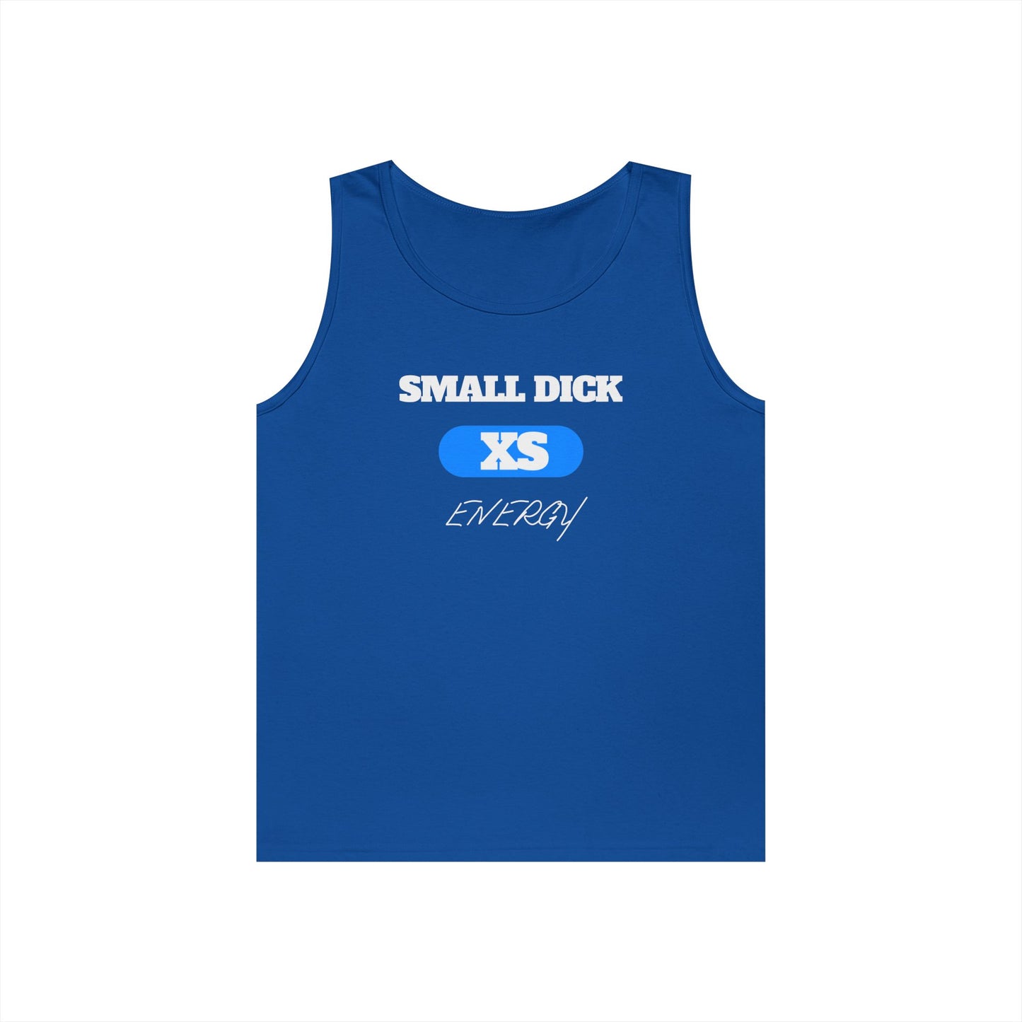 Funny Unisex Cotton Tank Top – Small Dick Energy, Summer Wear, Gift for Friends, Humor Apparel, Casual Top