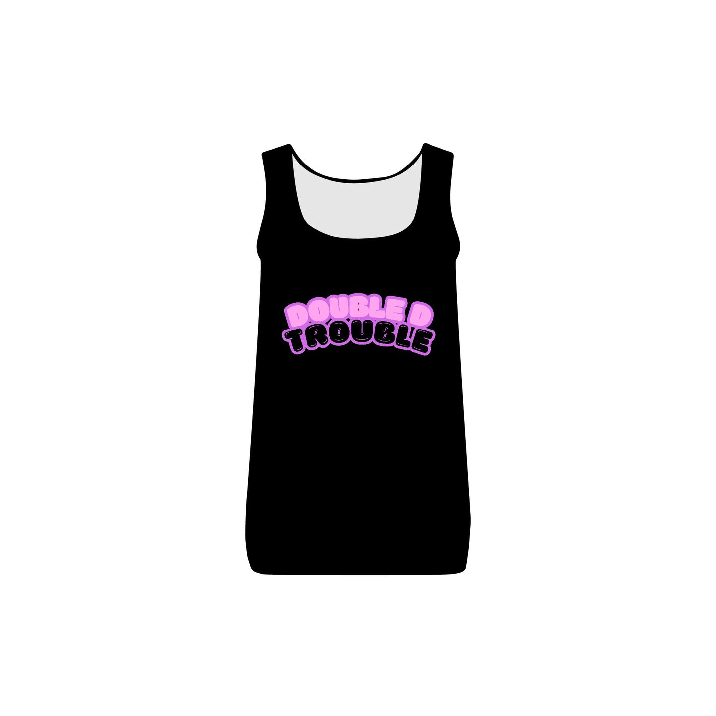 Double D Trouble Baby Rib Tank