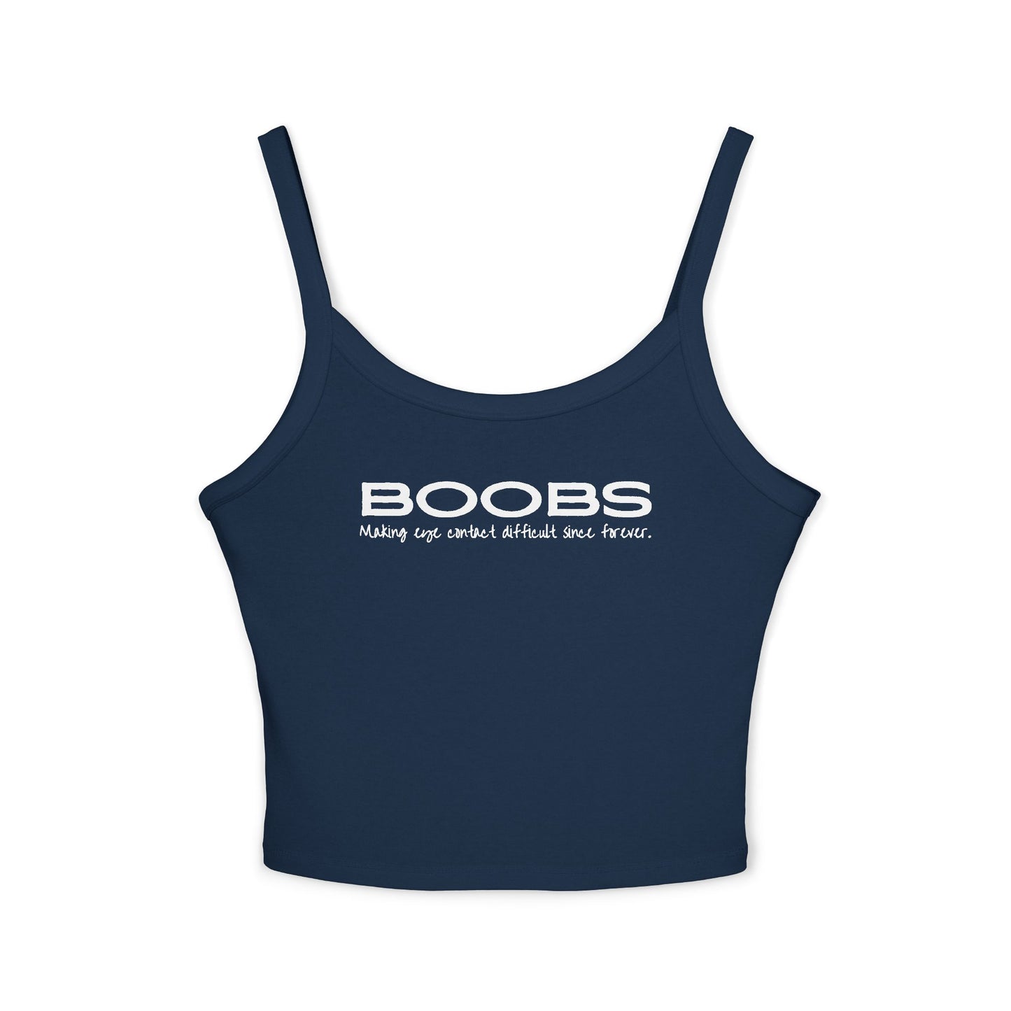 Making Eye Contact Difficult - Women's Spaghetti Strap Tank