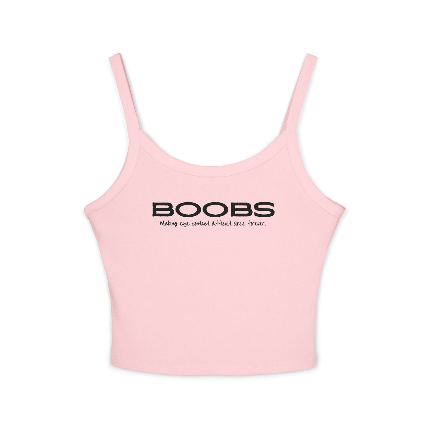 Making Eye Contact Difficult - Women's Spaghetti Strap Tank
