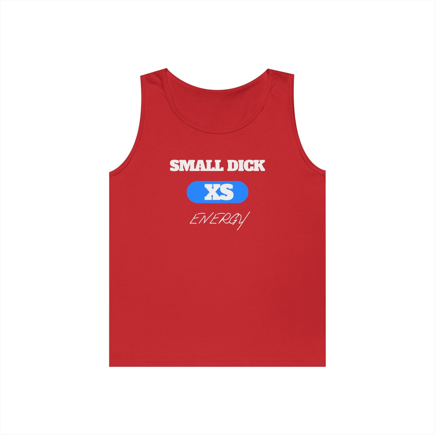 Funny Unisex Cotton Tank Top – Small Dick Energy, Summer Wear, Gift for Friends, Humor Apparel, Casual Top