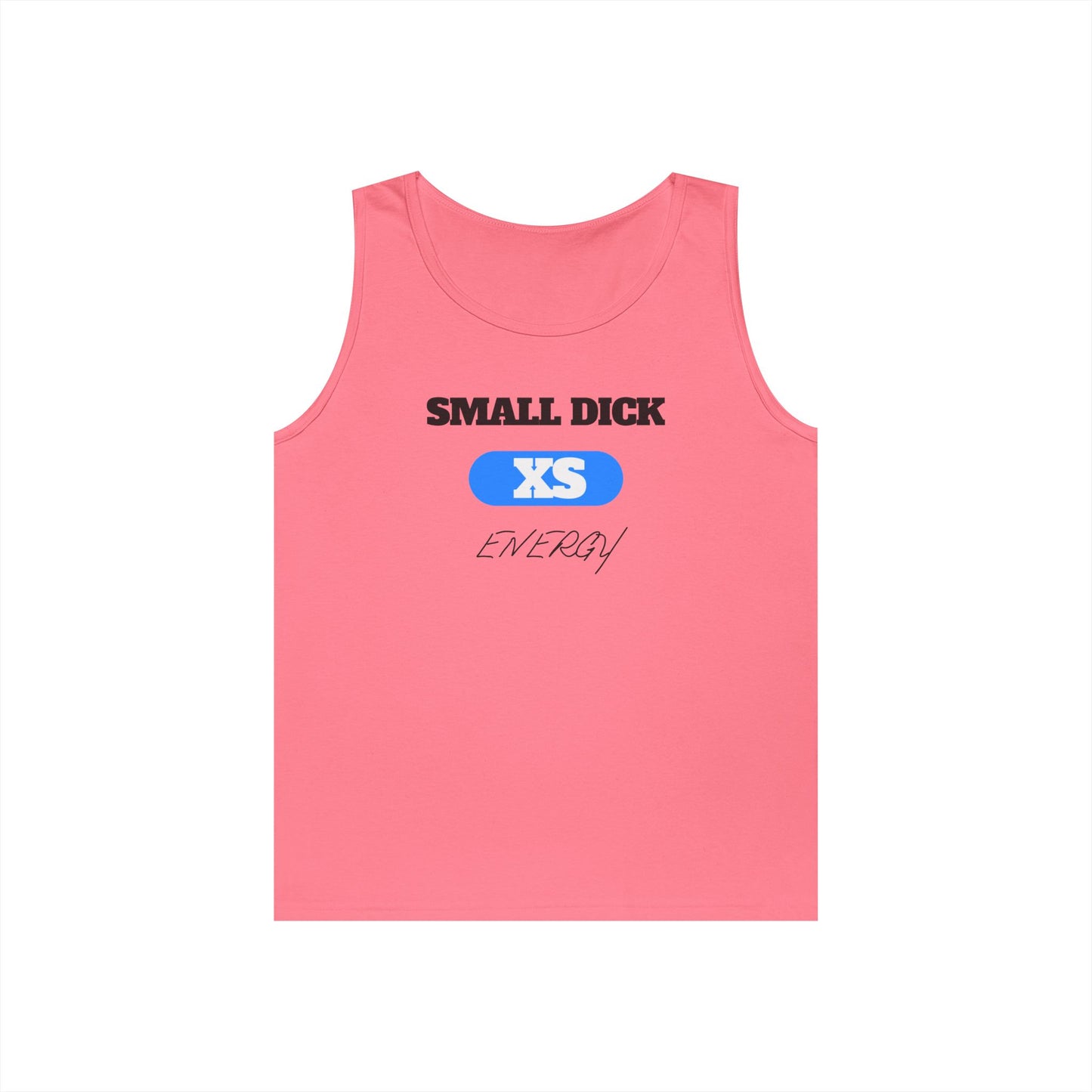 Funny Unisex Cotton Tank Top – Small Dick Energy, Summer Wear, Gift for Friends, Humor Apparel, Casual Top