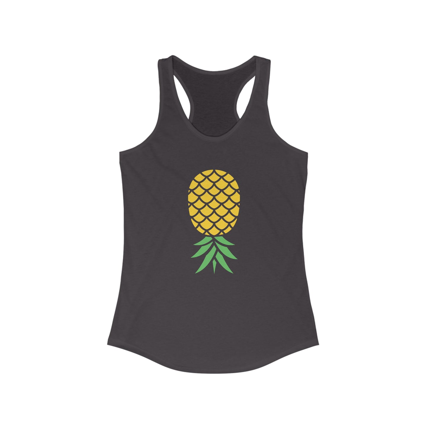 Women's Upside Down Pineapple Racerback Tank