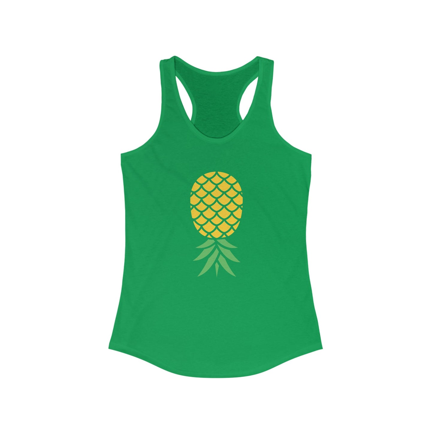 Women's Upside Down Pineapple Racerback Tank