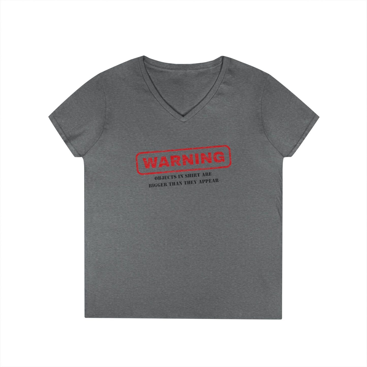 Warning V-Neck T-Shirt - Funny Shirt, Casual Wear, Gift for Her, Birthday Gift, Statement Tee, Everyday Comfort
