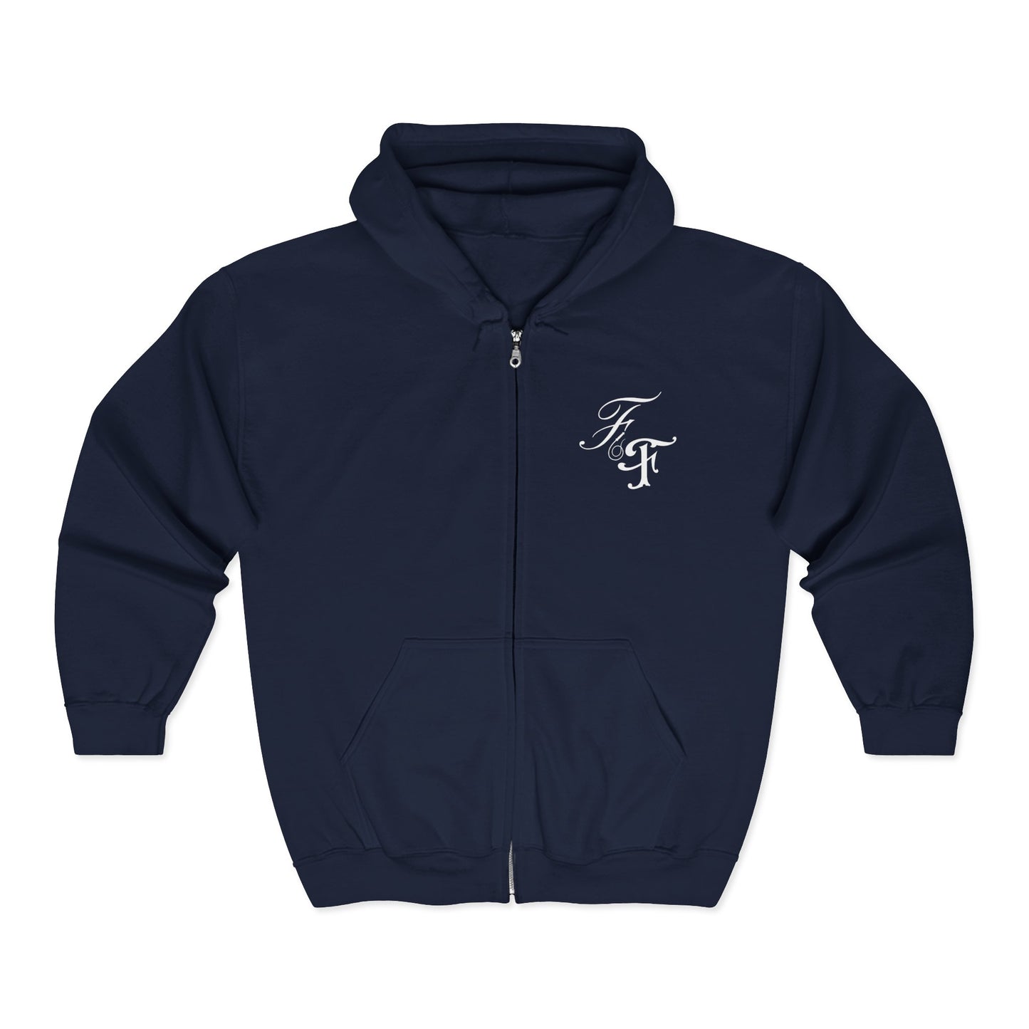 Official Flirt & Fetish Monogram Logo Unisex Full Zip Hoodie