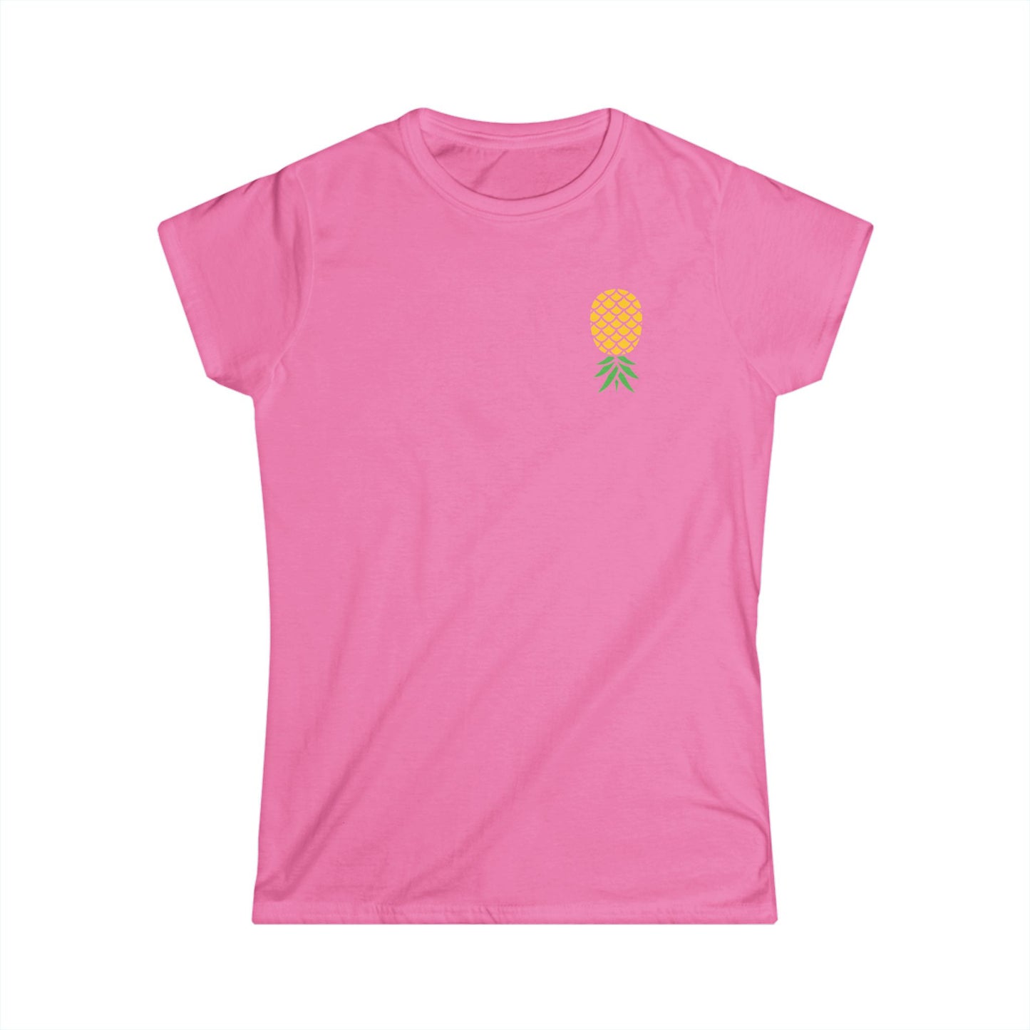 Women's Upside Down Pineapple Softstyle Tee