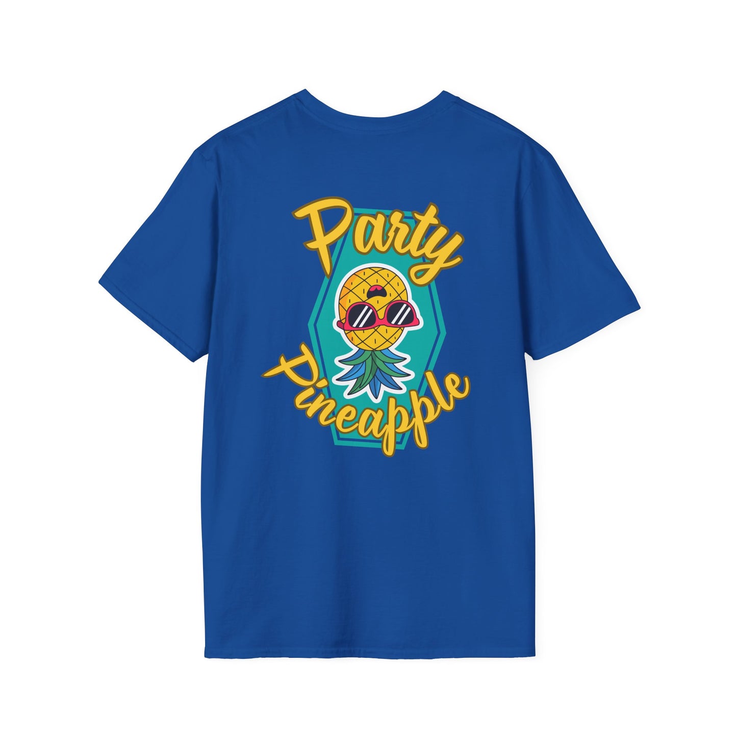 Party Pineapple Men's Cotton T-Shirt