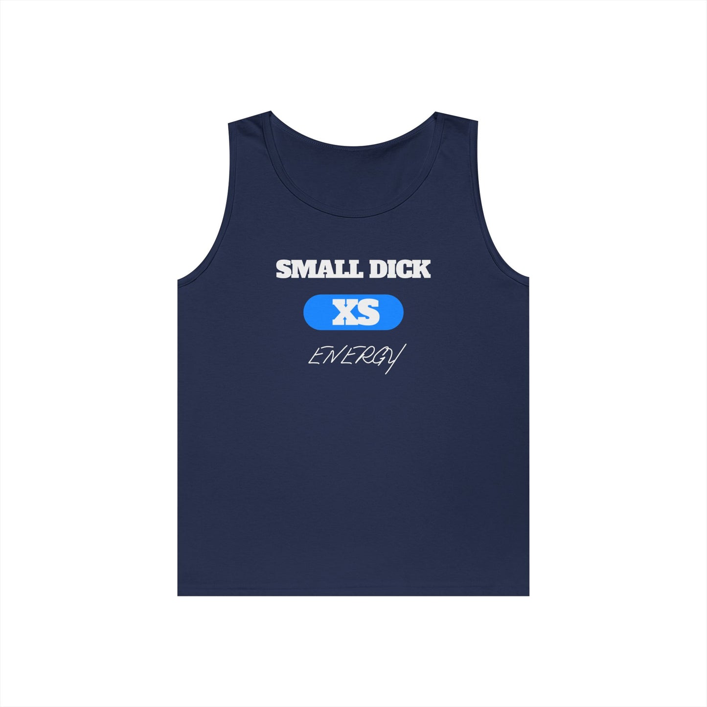 Funny Unisex Cotton Tank Top – Small Dick Energy, Summer Wear, Gift for Friends, Humor Apparel, Casual Top