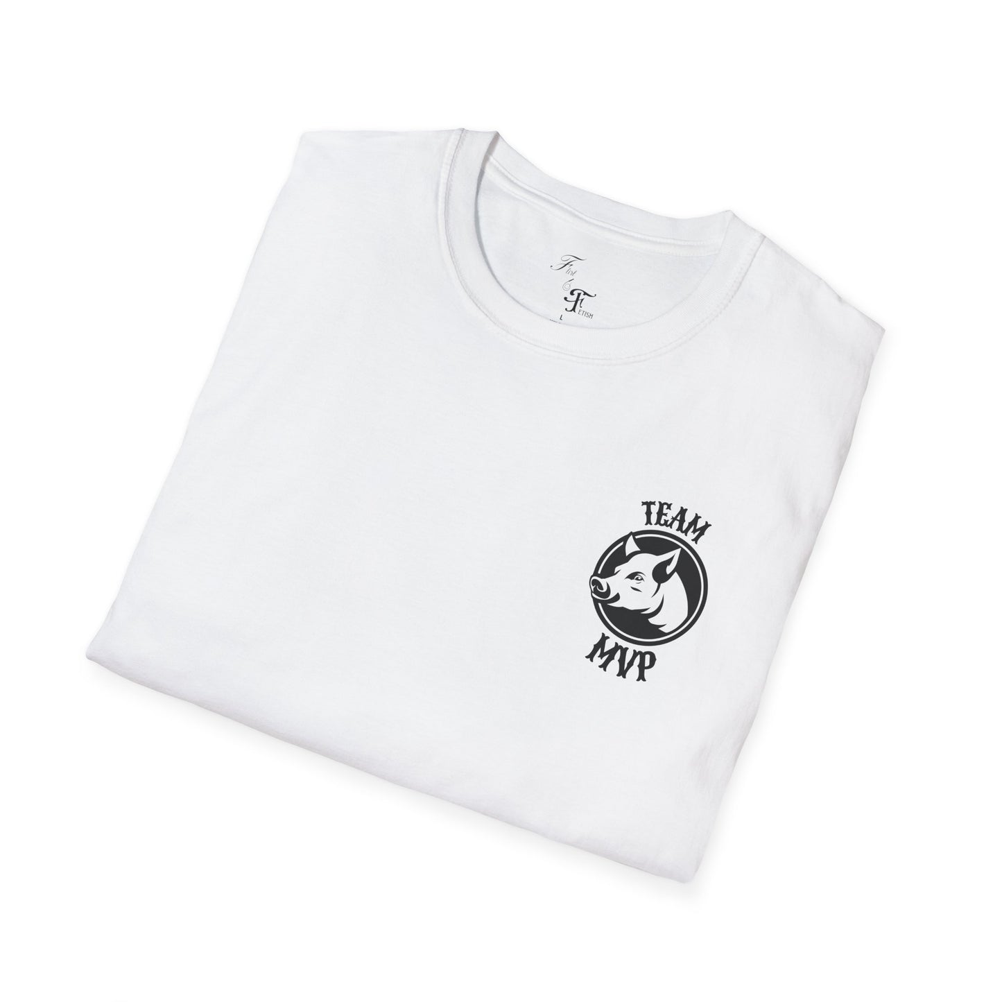 Unisex Softstyle T-Shirt with Team Pig Design, Animal Lover Tee, Funny Gift for Farmers, Casual Wear, All-County Champion Shirt