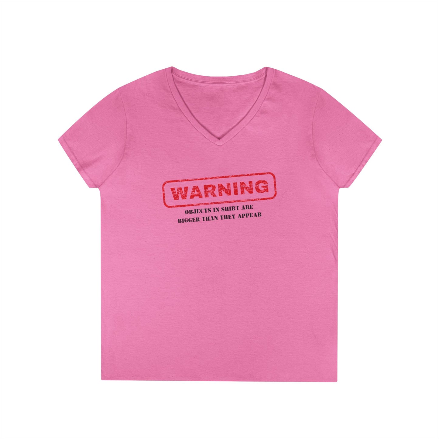 Warning V-Neck T-Shirt - Funny Shirt, Casual Wear, Gift for Her, Birthday Gift, Statement Tee, Everyday Comfort
