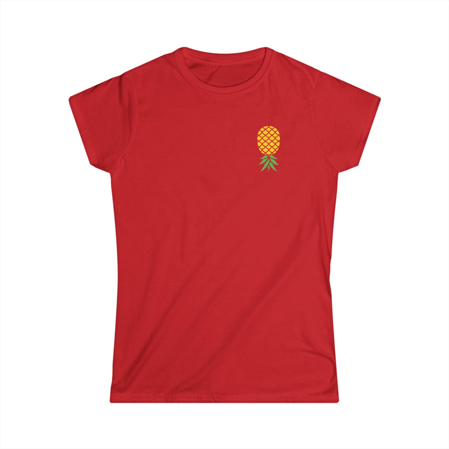 Women's Upside Down Pineapple Softstyle Tee
