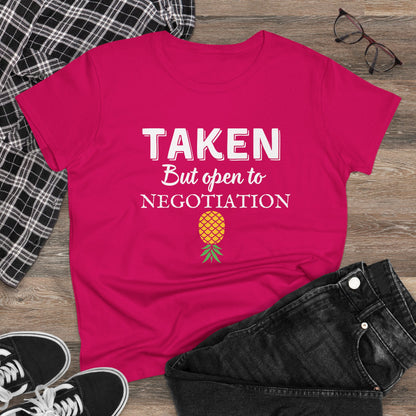 Open to Negotiation - Semi-Fitted Cotton Tee
