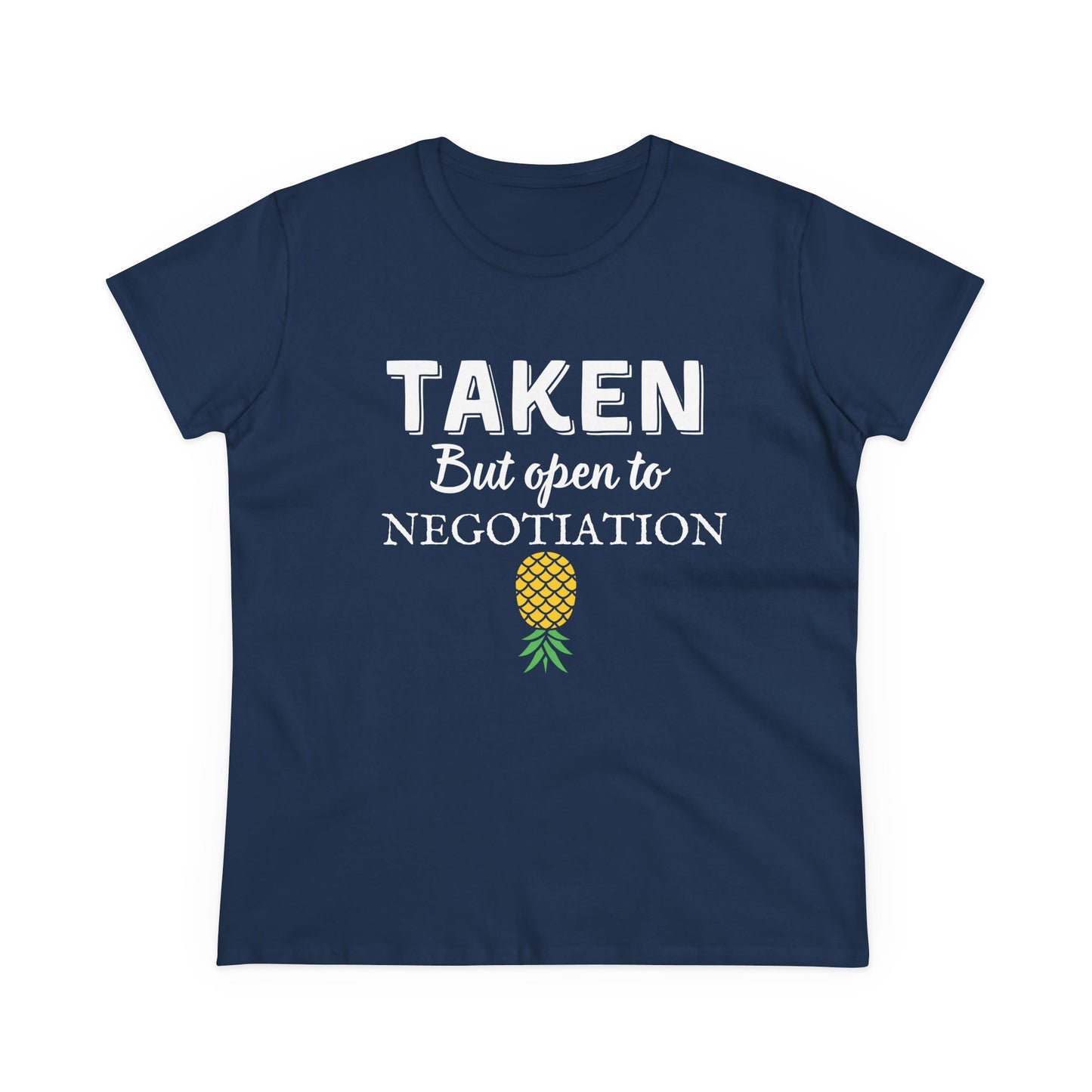 Open to Negotiation - Semi-Fitted Cotton Tee