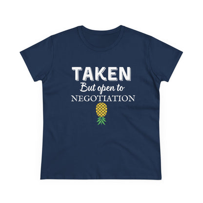 Open to Negotiation - Semi-Fitted Cotton Tee