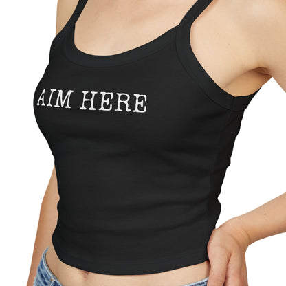 Aim Here - Spaghetti Strap Tank