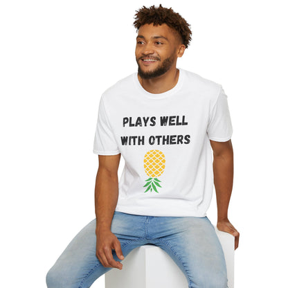 "Plays Well With Others” Unisex Softstyle Tee