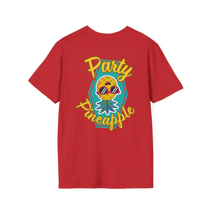 Party Pineapple Men's Cotton T-Shirt