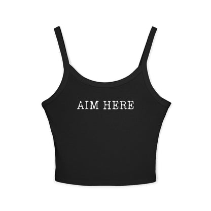 Aim Here - Spaghetti Strap Tank