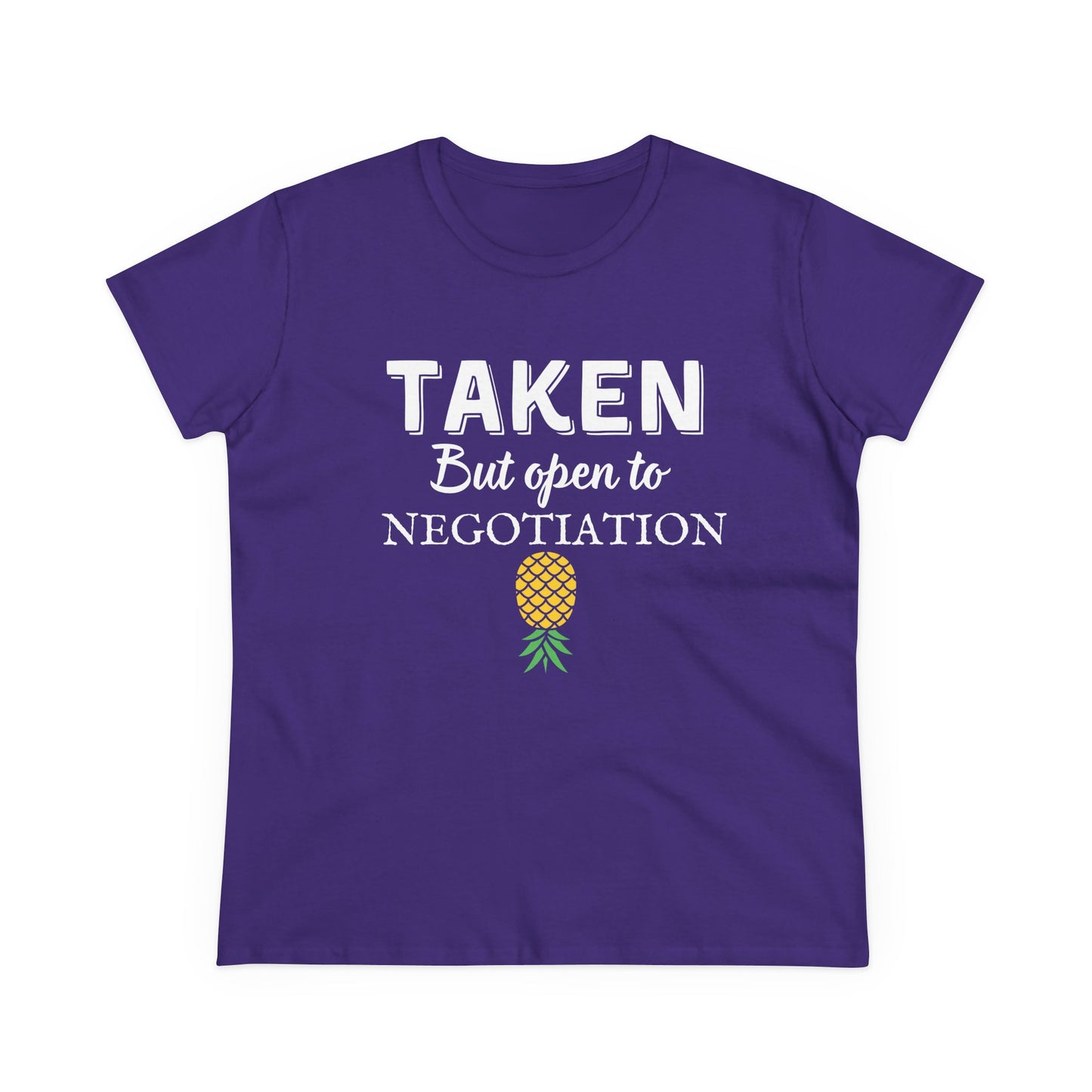 Open to Negotiation - Semi-Fitted Cotton Tee