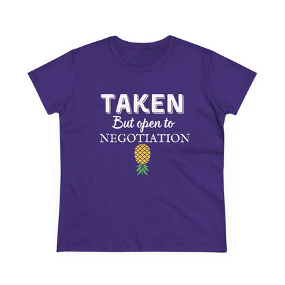 Open to Negotiation - Semi-Fitted Cotton Tee