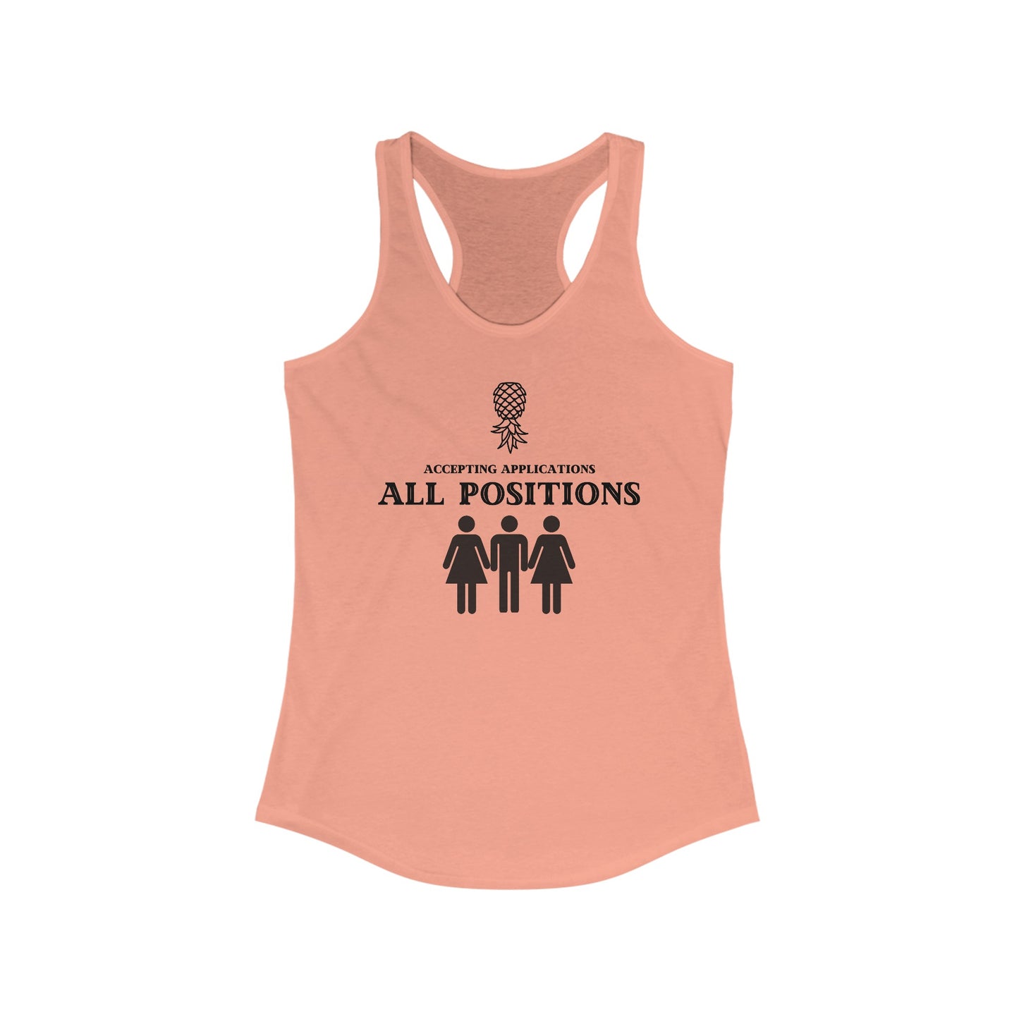 ‘Accepting Applications FMF’ Women's Ideal Racerback Tank