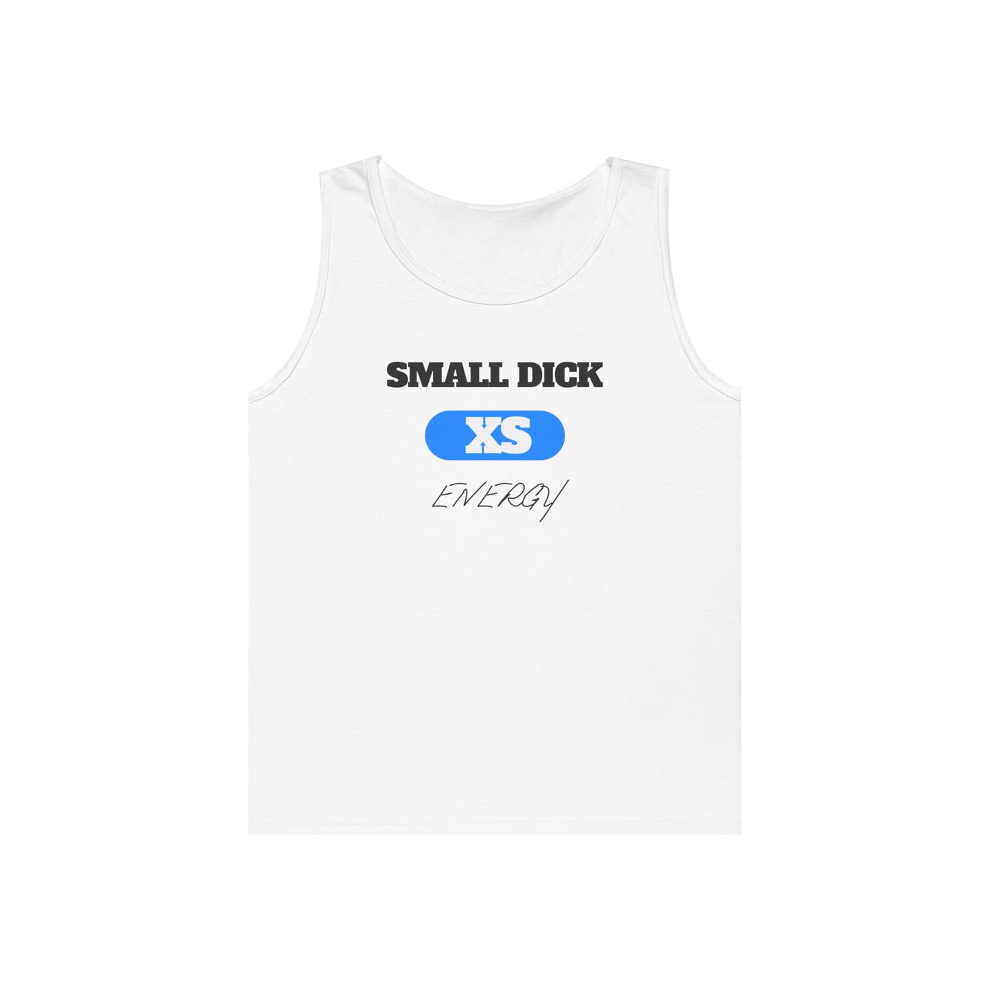 Funny Unisex Cotton Tank Top – Small Dick Energy, Summer Wear, Gift for Friends, Humor Apparel, Casual Top