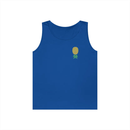 Upside-Down Pineapple - Cotton Tank (Two Sided Print)