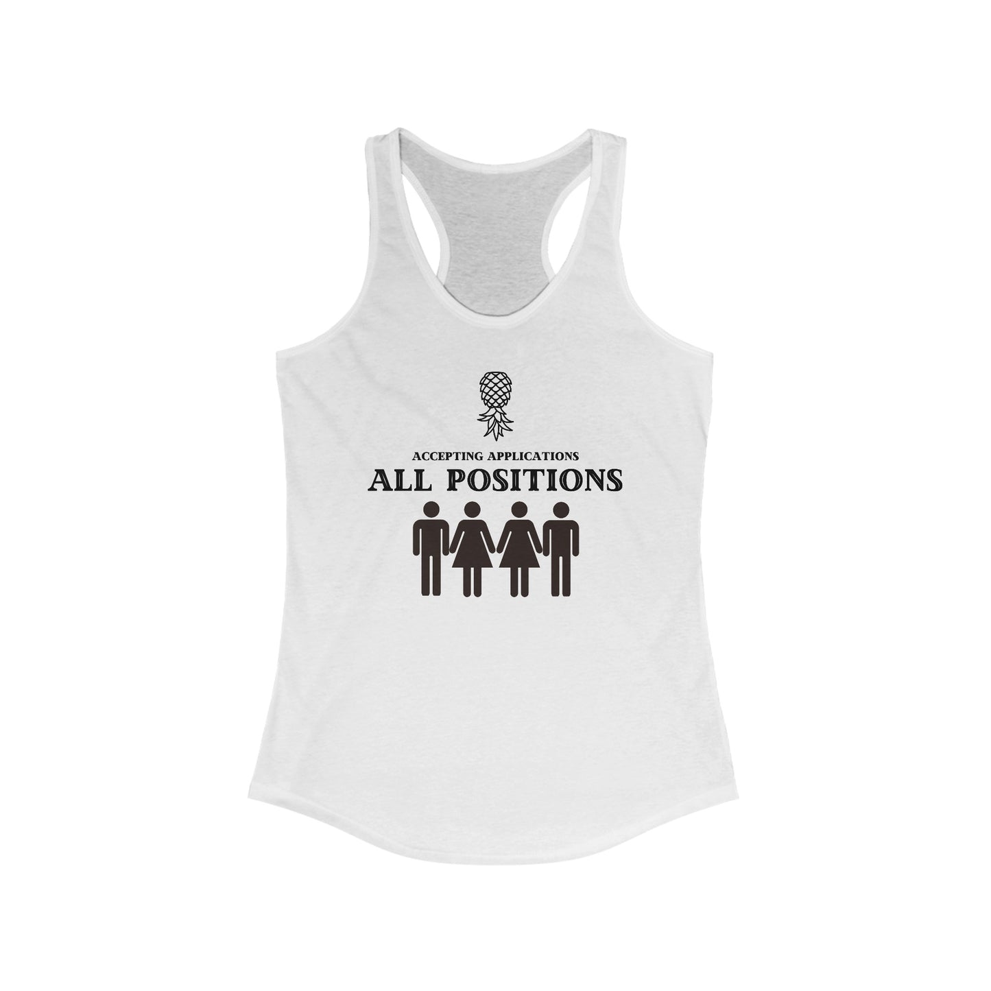 ‘Accepting Applications MFFM’ Women's Ideal Racerback Tank