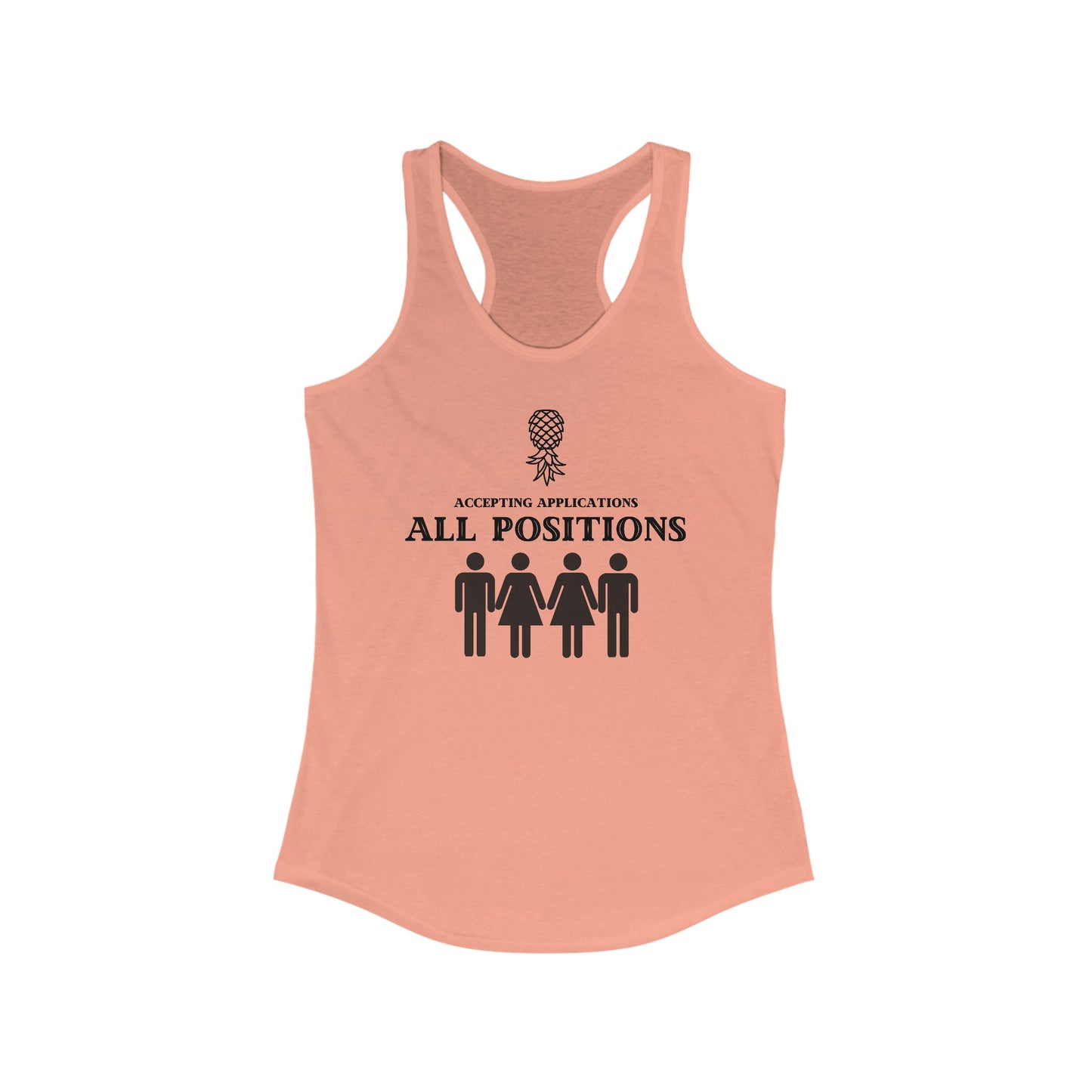 ‘Accepting Applications MFFM’ Women's Ideal Racerback Tank