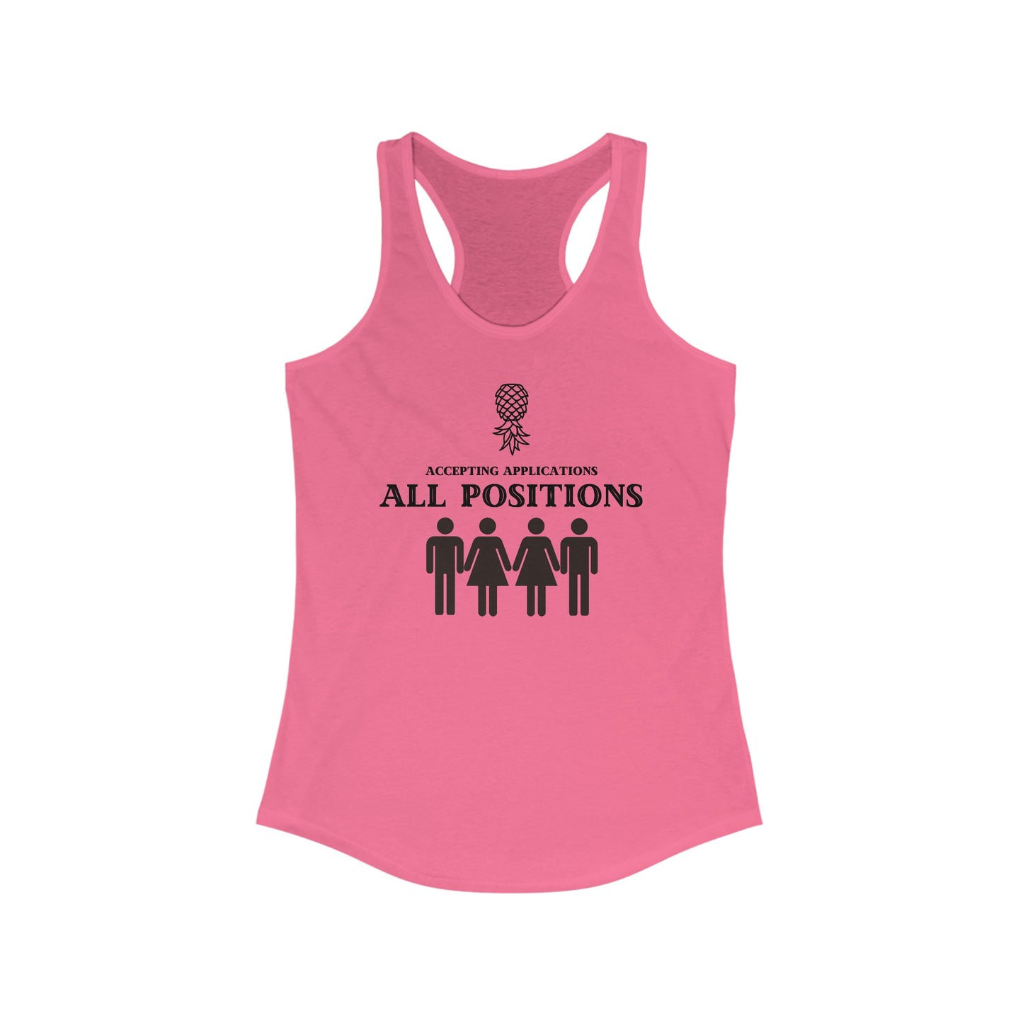 ‘Accepting Applications MFFM’ Women's Ideal Racerback Tank