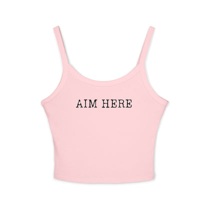 Aim Here - Spaghetti Strap Tank