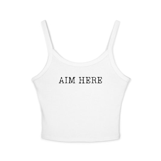 Aim Here - Spaghetti Strap Tank