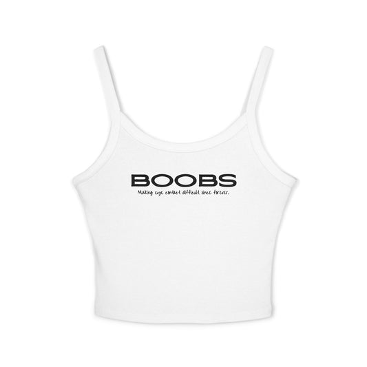 Making Eye Contact Difficult - Women's Spaghetti Strap Tank