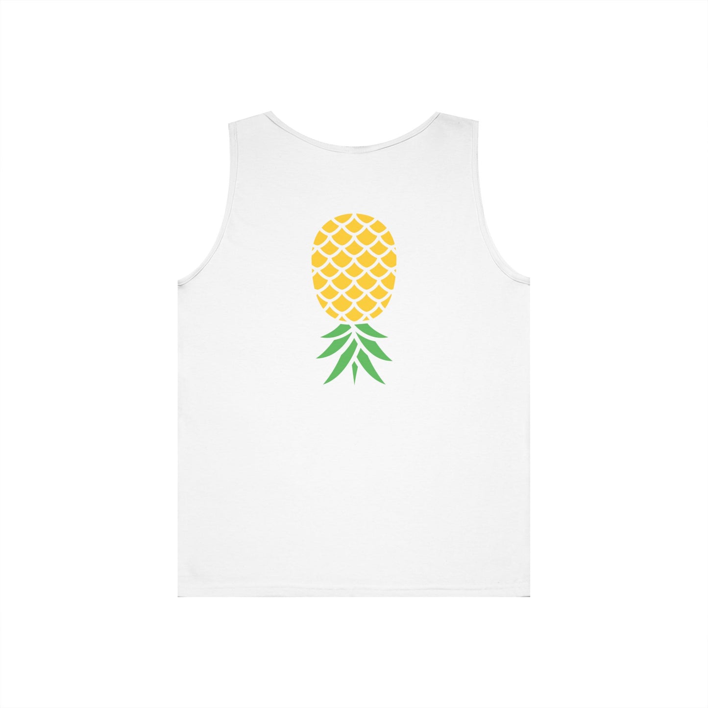 Upside-Down Pineapple - Cotton Tank (Two Sided Print)