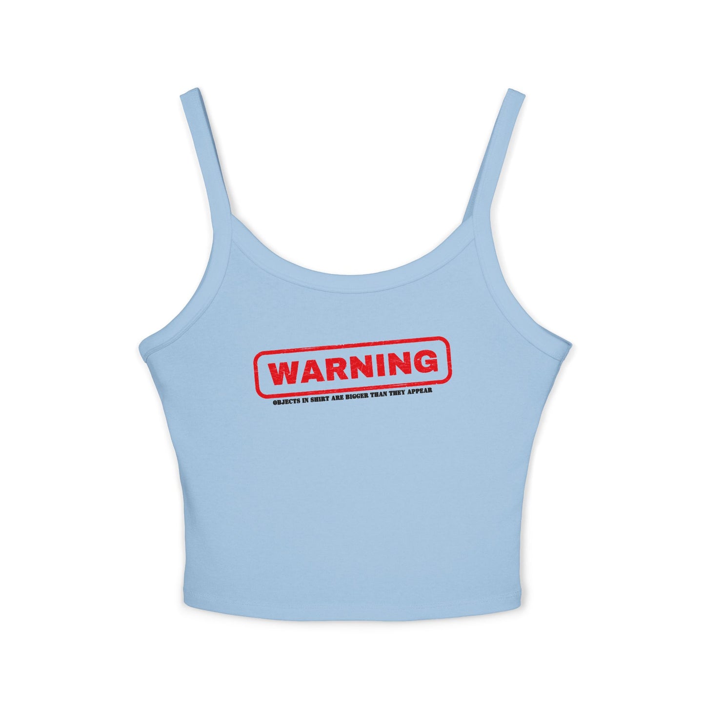 ‘Warning’ Women's Spaghetti Strap Tank Top