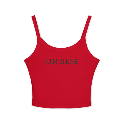 Aim Here - Spaghetti Strap Tank