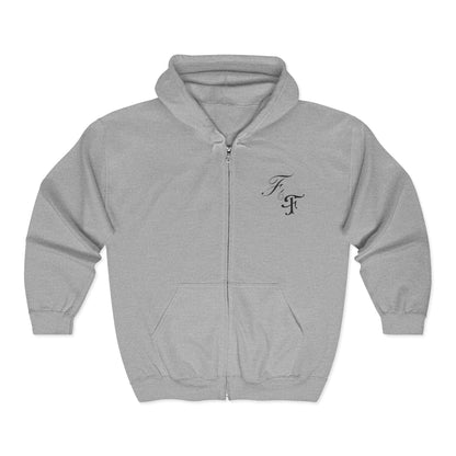 Official Flirt & Fetish Monogram Logo Unisex Full Zip Hoodie